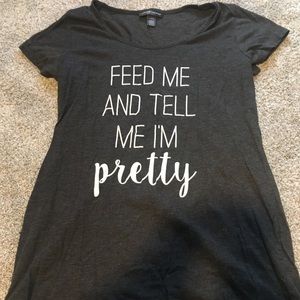 Maternity grey T-shirt